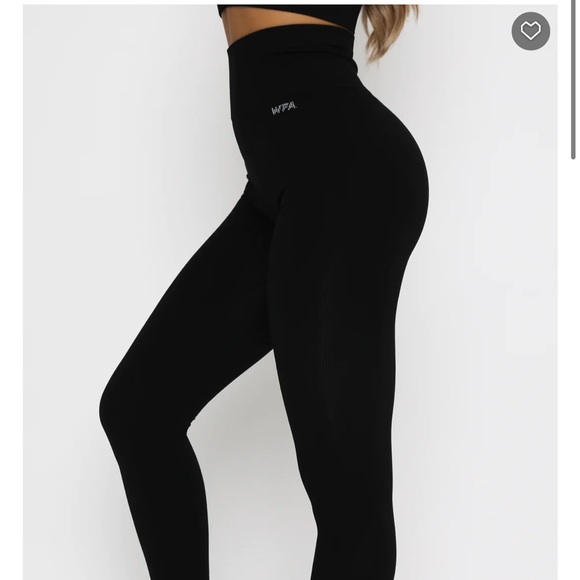 White Fox Boutique Black Seamless Leggings - Picture 5 of 10